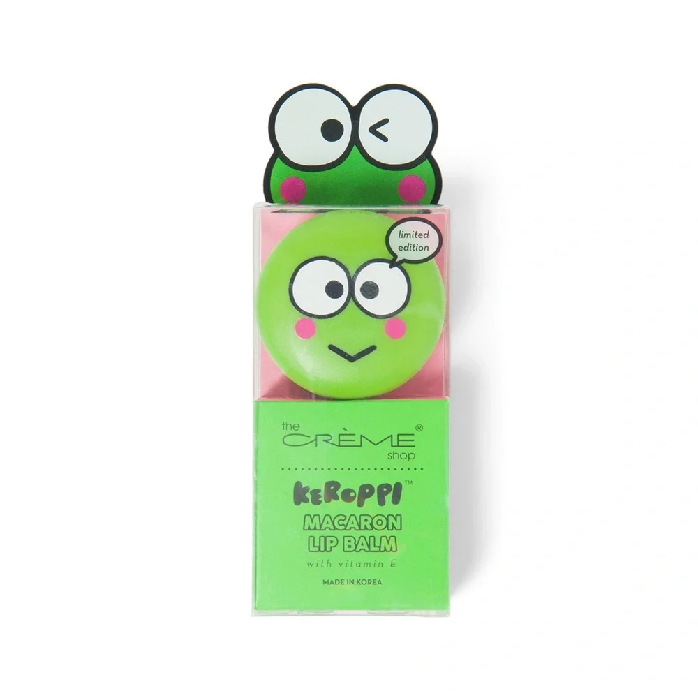 NWT The Creme Shop x Sanrio Keroppi lip balm -green apple